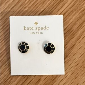 Kate Spade Black and Gold Earrings
